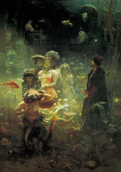 llya Yefimovich Repin Sadko in the Underwater Kingdom